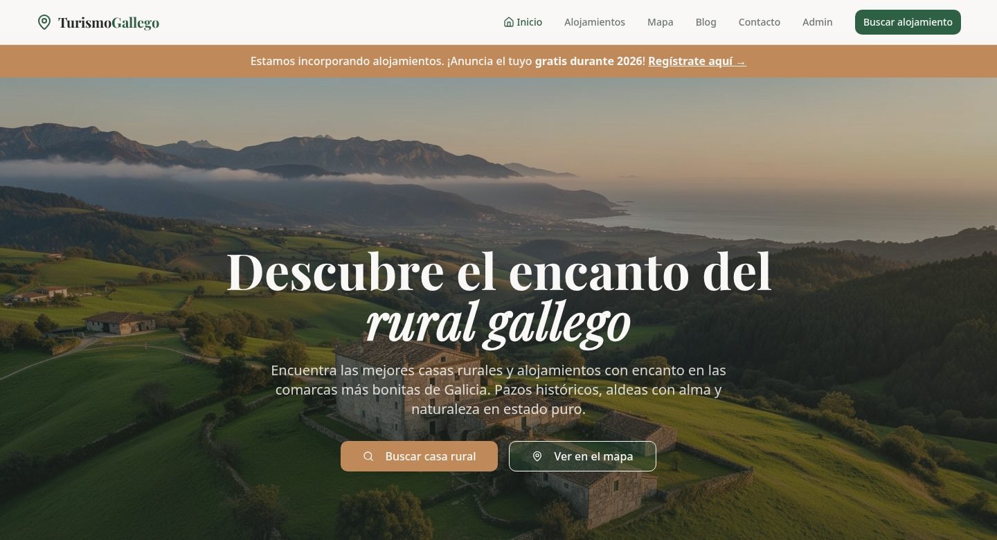 Portada del directorio Turismo Gallego